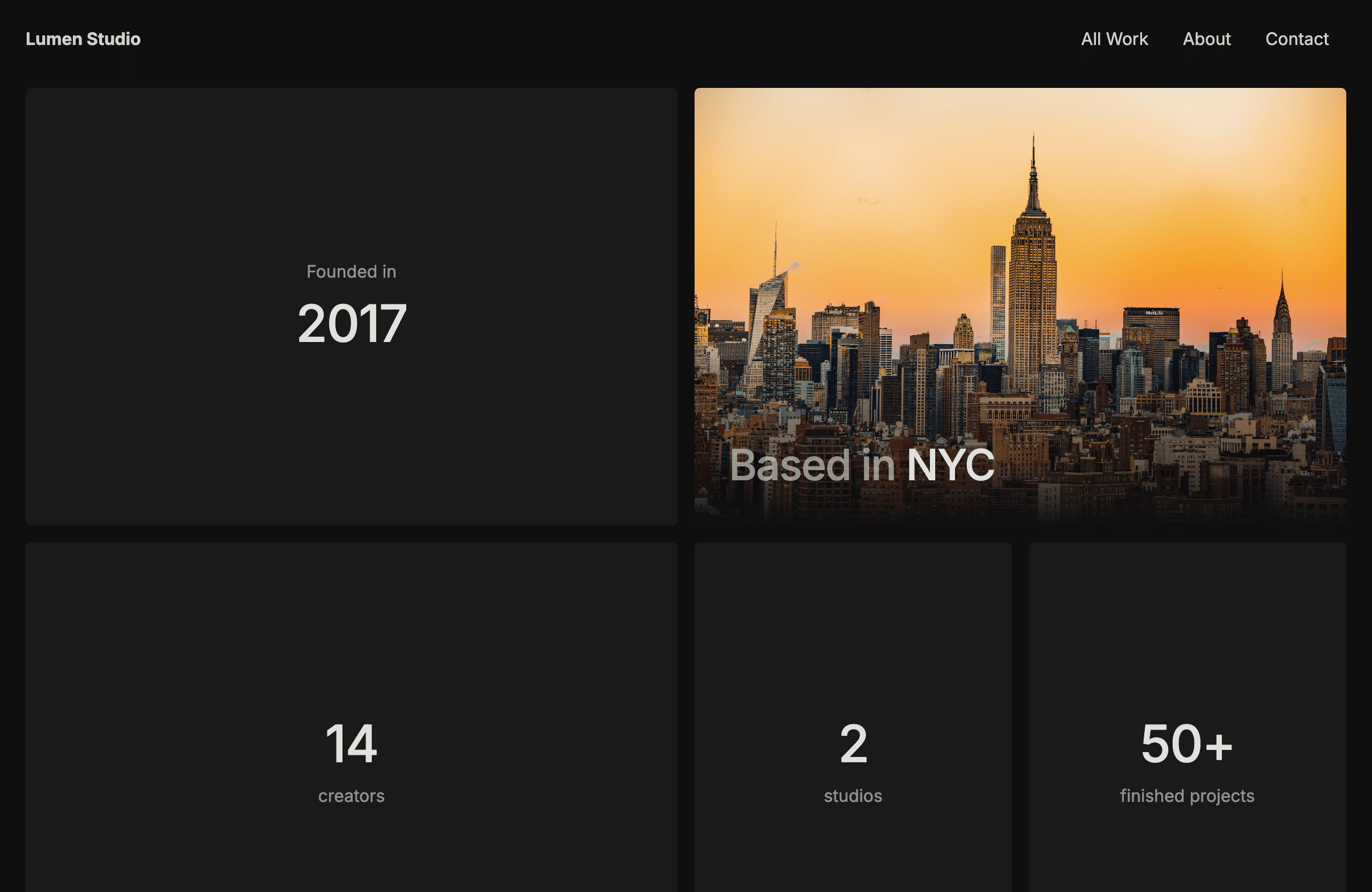 A photo of a project.