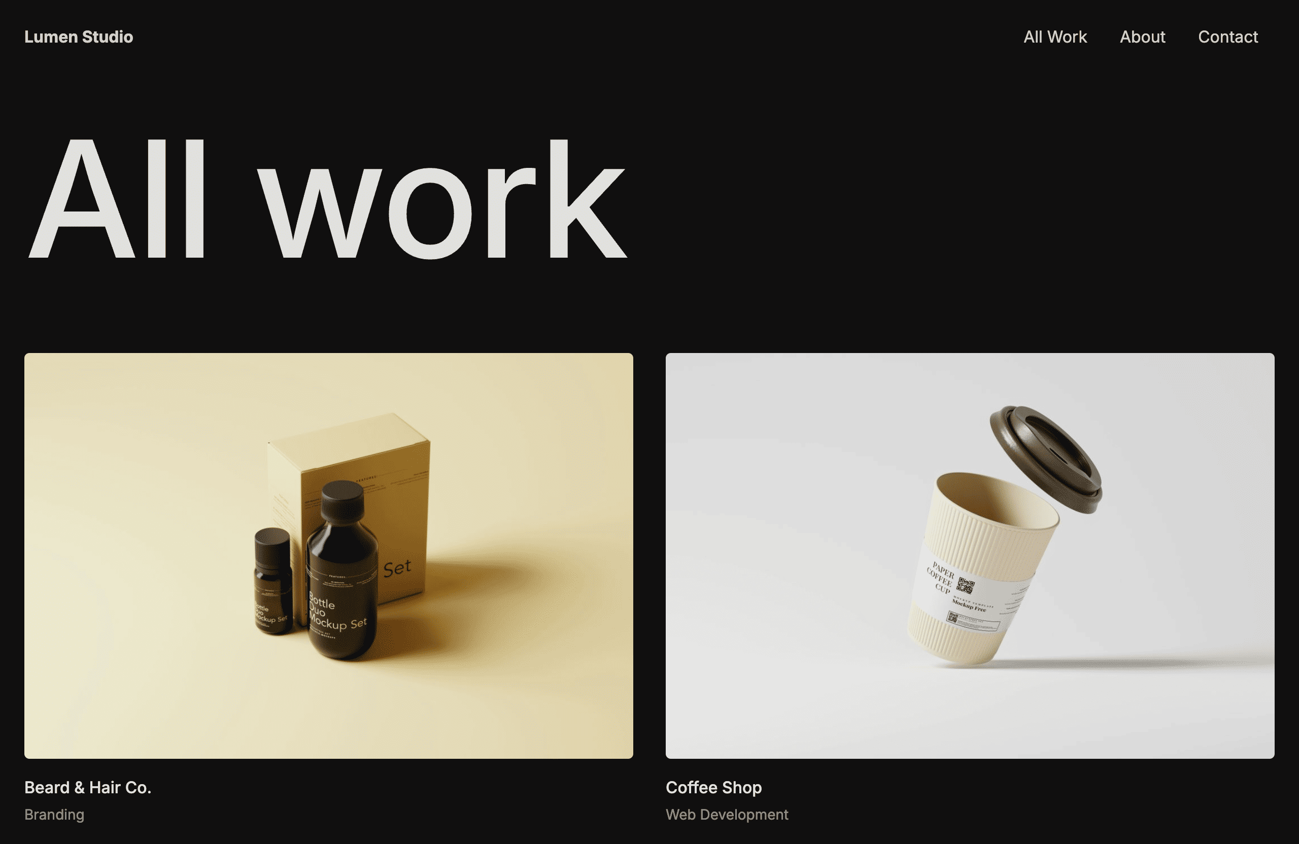 A photo of a project.